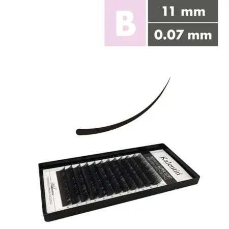 Kalentin Extensiones De Pestañas Clásicas Curva B 0,07 11mm